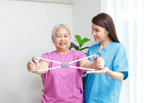 Fisioterapia para idosos​ no Jardim Aquarius